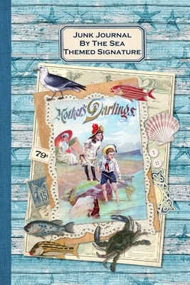 Junk Journal By The Sea Themed Signature: Full color 6 x 9 slim Paperback with ephemera to cut out and paste in - no sewing needed! by Strategic Publications, Helene Malmsio