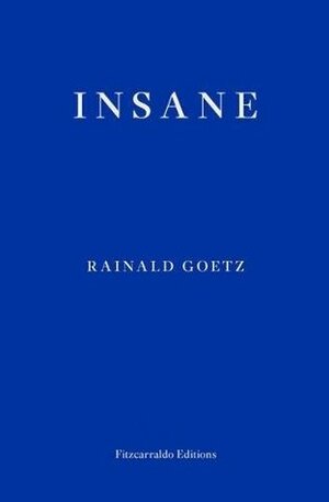 Insane by Rainald Goetz, Adrian Nathan West