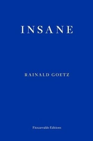 Insane by Rainald Goetz, Adrian Nathan West