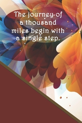 The journey of a thousand miles begin with a single step.: Dot Grid Paper by Sarah Cullen