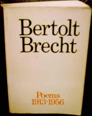Bertolt Brecht Poems by Ralph Manheim, John Willett