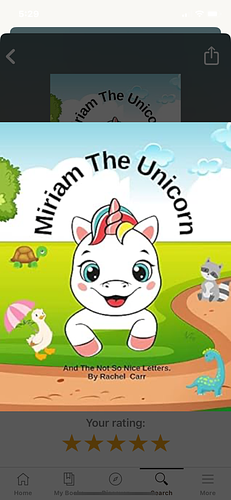 Miriam the Unicorn : And the Not so Nice Letters by Rachel Carr