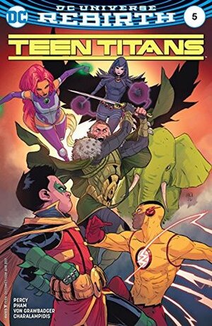 Teen Titans #5 by Benjamin Percy, Jonboy Meyers, Jim Charalampidis, Khoi Pham, Wade Von Grawbadger