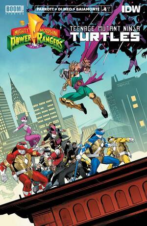 Mighty Morphin Power Rangers/Teenage Mutant Ninja Turtles #4 by Ryan Parrott