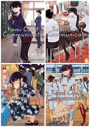 Komi Can't Communicate, Vol. 1-4 by Tomohito Oda