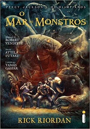 O Mar de Monstros: Graphic Novel by Robert Venditti, Rick Riordan, Tamas Gaspar