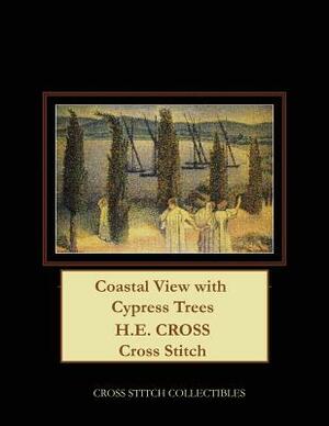 Coastal View with Cypress Trees: H.E. Cross cross stitch pattern by Cross Stitch Collectibles, Kathleen George