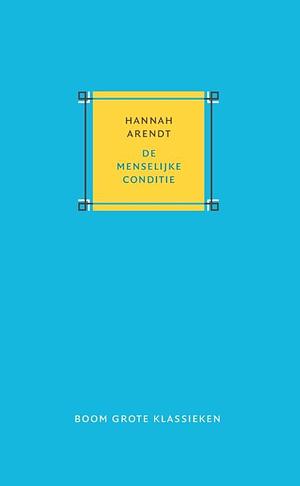 De menselijke conditie by Hannah Arendt