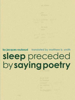 Sleep Preceded by Saying Poetry by Jacques Roubaud