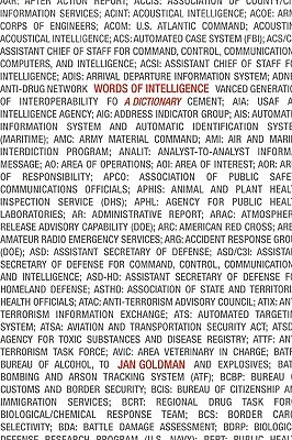 Words of Intelligence: A Dictionary by Jan Goldman