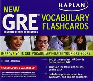 Kaplan New GRE Vocabulary Flashcads by Kaplan Inc.