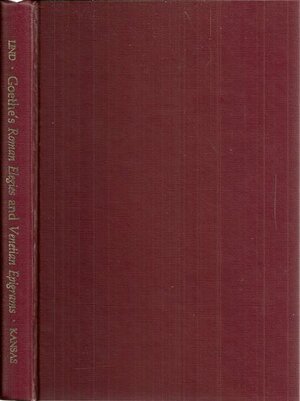 Roman Elegies and Venetian Epigrams by Johann Wolfgang von Goethe