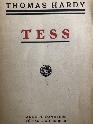 Tess av släkten d'Urberville by Thomas Hardy