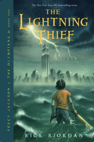 The lightning thief by Rick Riordan