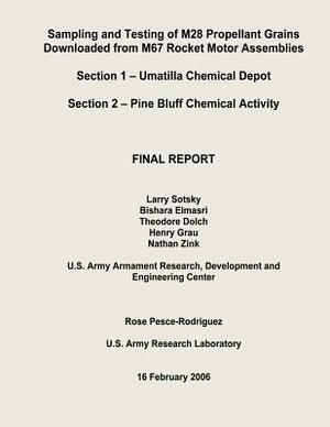 Sampling and Testing of M28 Propellant Grains Downloaded from M67 Rocket Motor Assemblies Final Report - Section 1 - Umatilla Chemical Depot; Section by Department Of the Army, U. S. Army Chemical Materials Agency