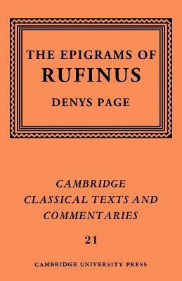 Rufinus: The Epigrams of Rufinus by Rufinus