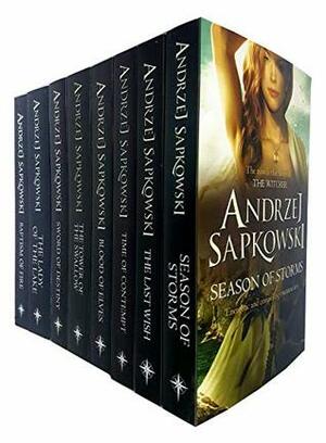 Andrzej Sapkowski Witcher Series 8 Books Collection Set (The Last Wish, Sword of Destiny, Blood of Elves, Time of Contempt, Baptism of Fire, Tower of the Swallow, Lady of the Lake, Season of Storms) by Andrzej Sapkowski