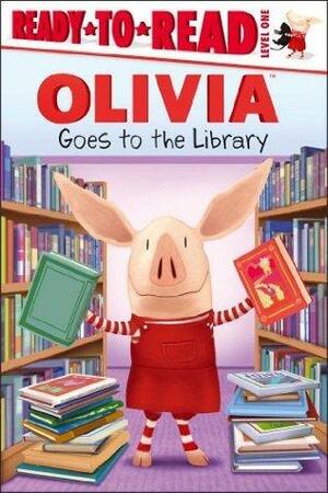 OLIVIA Goes to the Library: with audio recording by Lauren Forte, Lauren Forte
