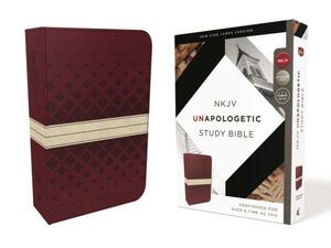 NKJV, Unapologetic Study Bible, Imitation Leather, Red/Tan, Red Letter Edition: Confidence for Such a Time as This by Emmanuel Foundation