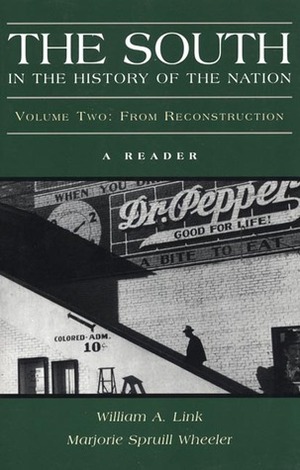 The South in the History of the Nation: A Reader, Volume Two: From Reconstruction by William A. Link, Marjorie Spruill Wheeler