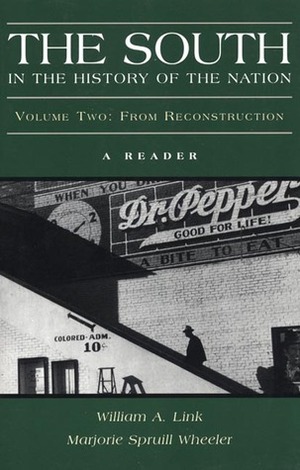 The South in the History of the Nation: A Reader, Volume Two: From Reconstruction by Marjorie Spruill Wheeler, William A. Link