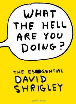 What the Hell Are You Doing?: The Essential David Shrigley by David Shrigley