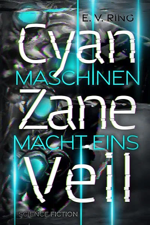 Cyan Zane Veil by E. V. Ring