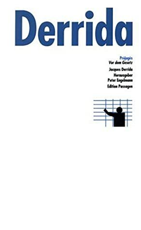 Prejuges. Vor Dem Gesetz by Jacques Derrida