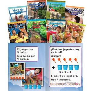 Mathematics Readers for Kindergarten Set 2 Spanish (Nctm) by Teacher Created Materials
