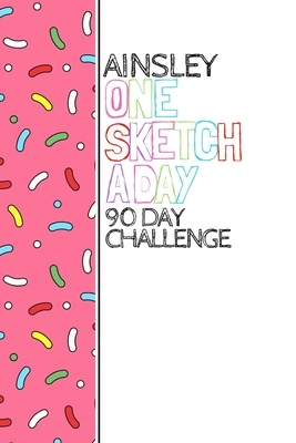 Editions for Ainsley: Personalized colorful sprinkles sketchbook with ...