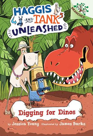 Digging for Dinos: A Branches Book by Jessica Young, Jessica Young, James Burks