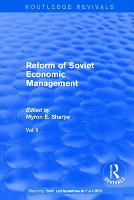 Reform of Soviet Economic Management by 