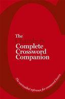 The Chambers Complete Crossword Companion by Chambers