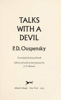 Talks With A Devil by P.D. Ouspensky