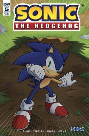 Sonic The Hedgehog (2018-) #5 by Ian Flynn, Jamal Peppers, Kieran Gates