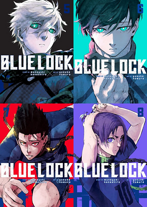 Blue Lock, Vol. 5 - Vol. 8 by Muneyuki Kaneshiro