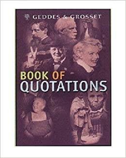 Book of Quotations by Geddes and Grosset