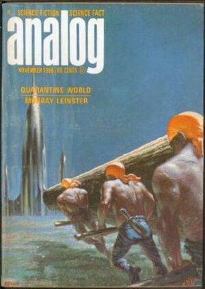 Analog Science Fiction and Fact, 1966 November by Stewart Robb, John W. Campbell Jr., Murray Leinster, John Drury Clark, Christopher Anvil, Randall Garrett