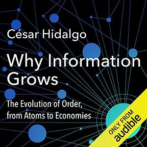 Why Information Grows: The Evolution of Order, from Atoms to Economies by Cesar Hidalgo