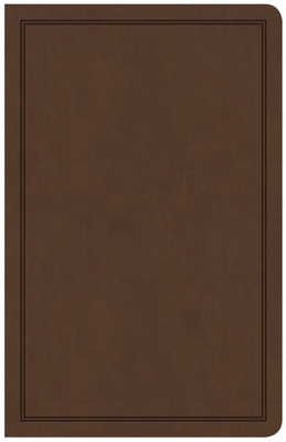 CSB Deluxe Gift Bible, Brown Leathertouch by Csb Bibles by Holman