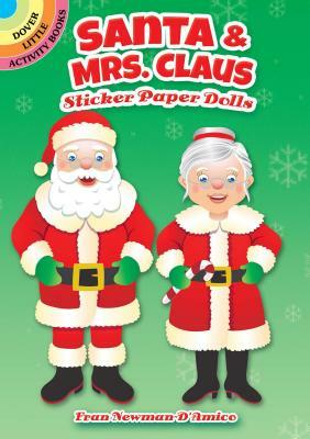 Santa & Mrs. Claus Sticker Paper Dolls by Fran Newman-D'Amico