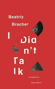 I Didn't Talk by Beatriz Bracher