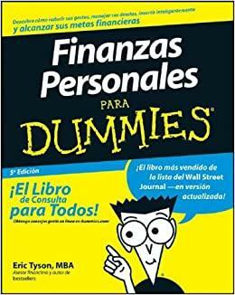 Finanzas Personales Para Dummies by Eric Tyson