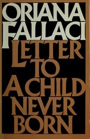 Letter to a Child Never Born by Oriana Fallaci, مهین ایران‌پرست