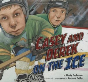Casey and Derek on the Ice by Marty Sederman