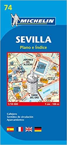 Map 9074 Sevilla (Michelin City Plans) by Guides Touristiques Michelin