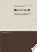 Rituals in Ink: A Conference on Religion and Literary Production in Ancient Rome Held at Stanford University in February 2002 by Alessandro Barchiesi, Jörg Rüpke, Susan A. Stephens